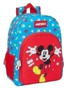 Safta-Mickey Mouse Mochila 33Cm Adap/Car