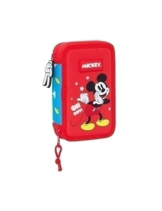 Safta-Mickey Mouse Plumier Doble 28 Pzs