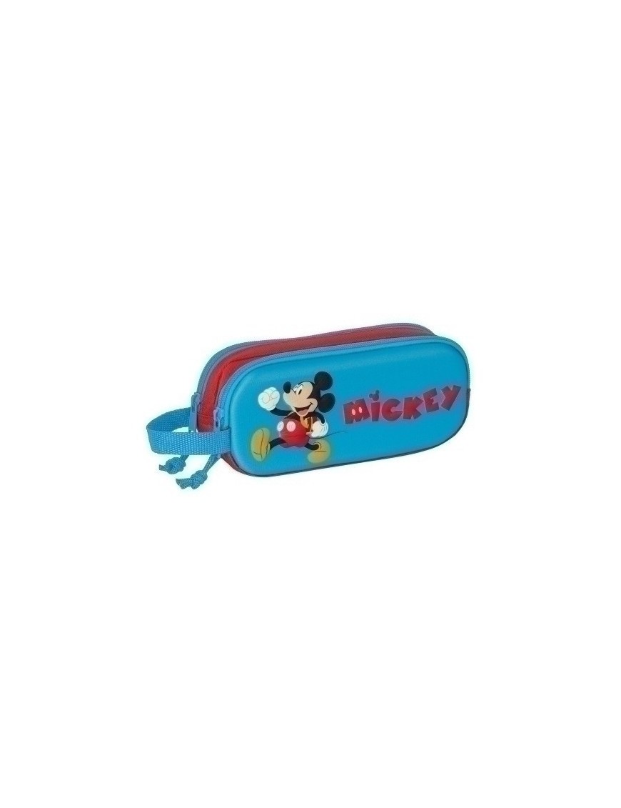 Safta-Mickey Mouse Portatodo Doble 3D