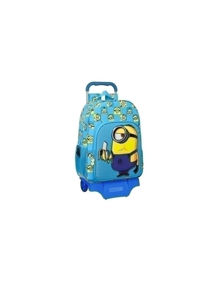 Safta-Minions Mochila 180 C/Carro