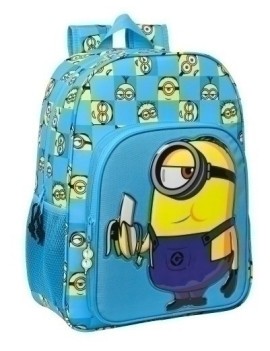 Safta-Minions Mochila 33Cm Adap/Carro