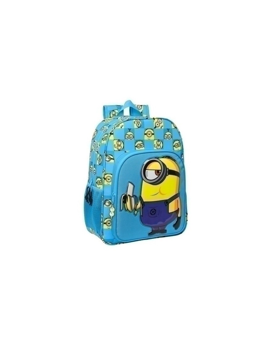 Safta-Minions Mochila 33Cm Adap/Carro