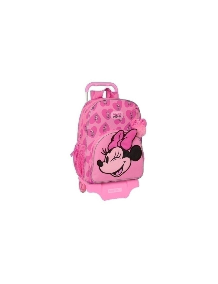 Safta-Minnie Mouse Mochila 180 C/Carro