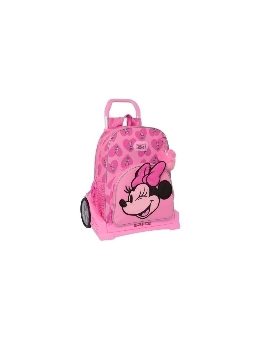 Safta-Minnie Mouse Mochila 180 C/Carro