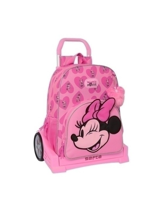 Safta-Minnie Mouse Mochila 180 C/Carro