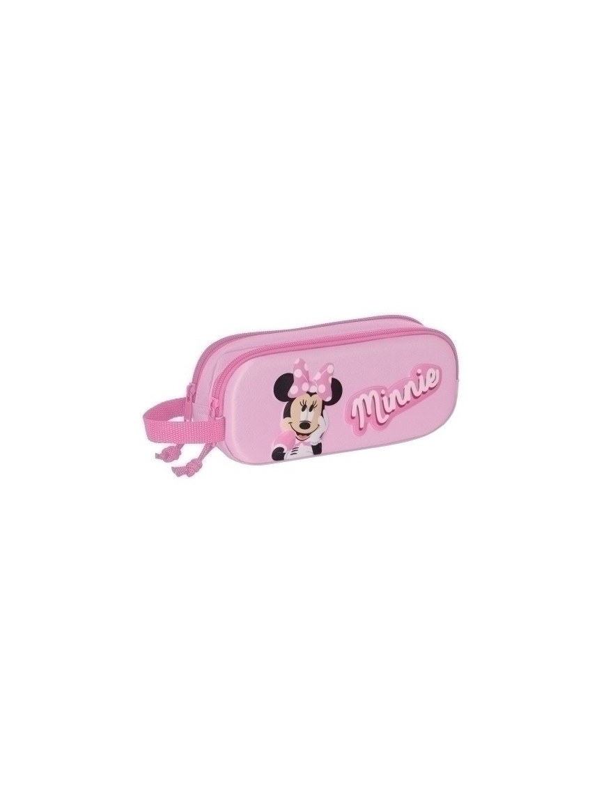 Safta-Minnie Mouse Portatodo Doble 3D