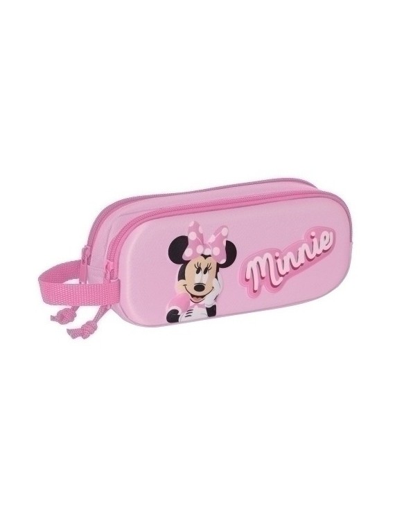 Safta-Minnie Mouse Portatodo Doble 3D