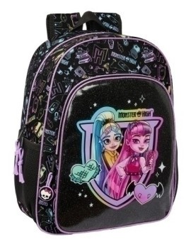 Safta-Monster High Mochila Adap/Carro