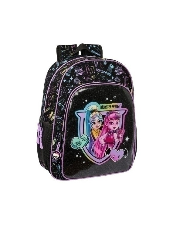 Safta-Monster High Mochila Adap/Carro