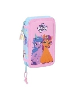 Safta-My Little Pony Plumier Doble 28 Pz