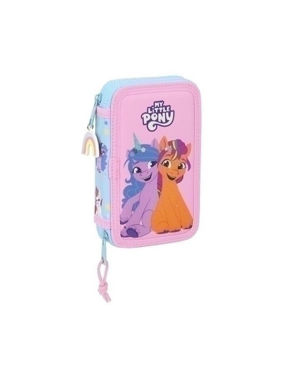 Safta-My Little Pony Plumier Doble 28 Pz