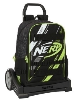 Safta-Nerf Mochila 740 C/Carro