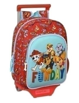 Safta-Paw Patrol Mochila 185 C/Carro