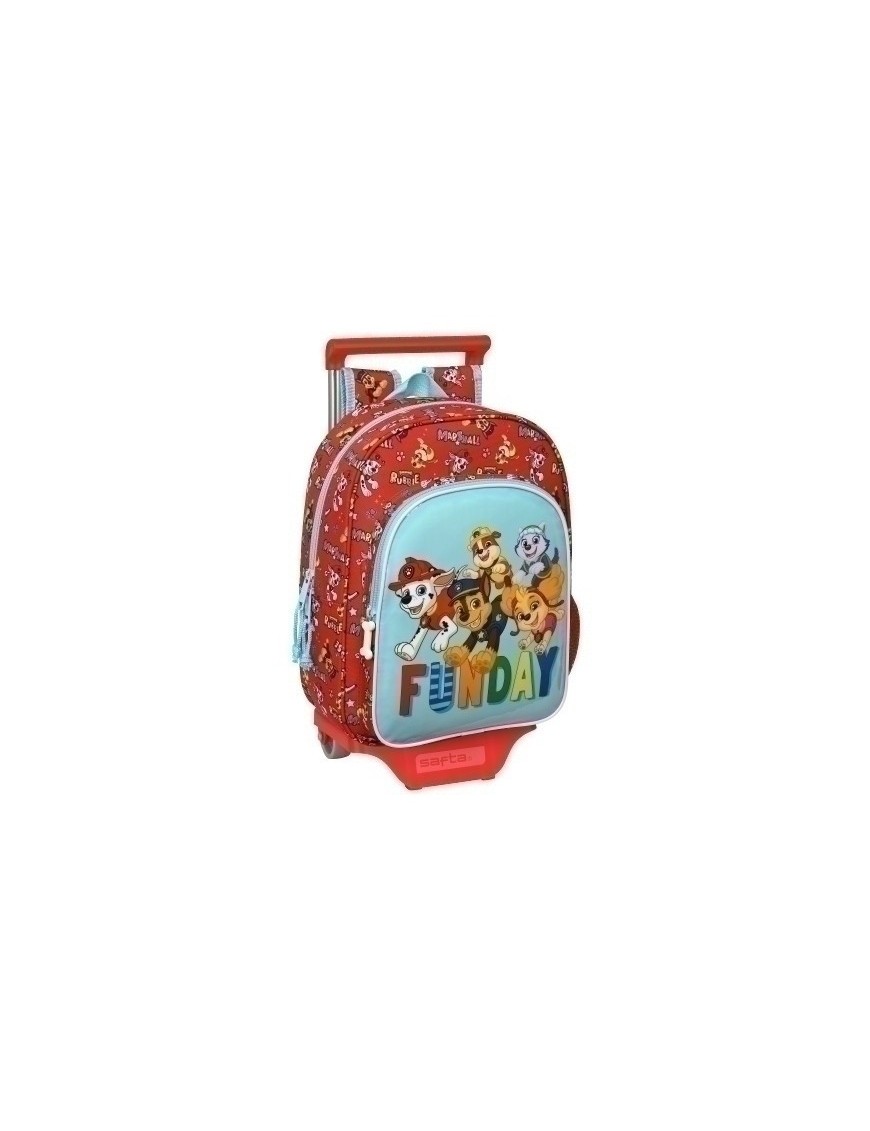 Safta-Paw Patrol Mochila 185 C/Carro