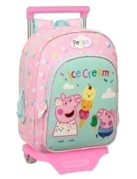 Safta-Peppa Pig Mochila 185 C/Carro