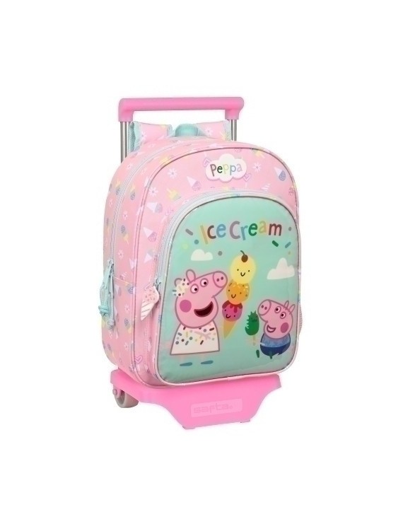 Safta-Peppa Pig Mochila 185 C/Carro