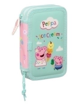 Safta-Peppa Pig Plumier Doble 28 Pzs