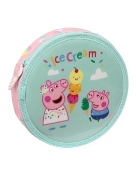 Safta-Peppa Pig Plumier Redondo 18 Pcs.