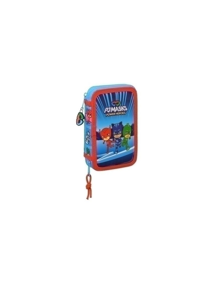 Safta-Pj Masks Plumier Doble 28 Pzs