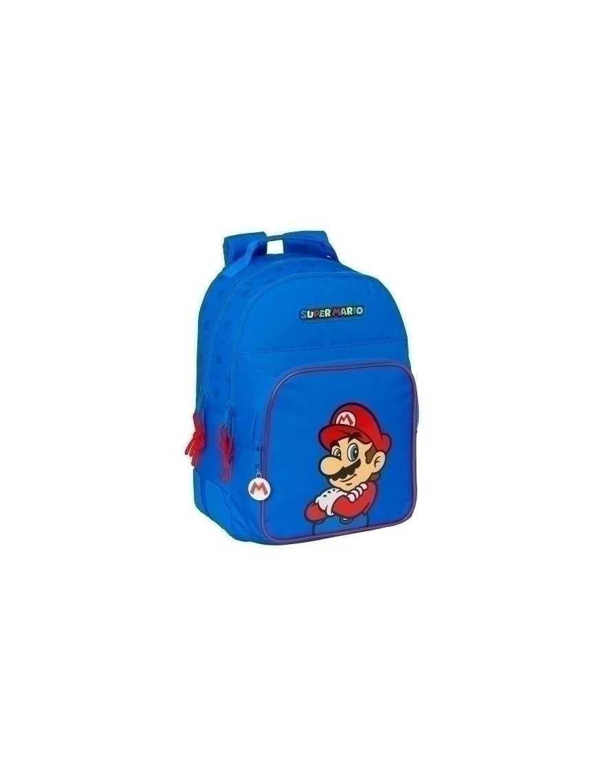 Safta-Super Mario Mochila Doble Adap/Car