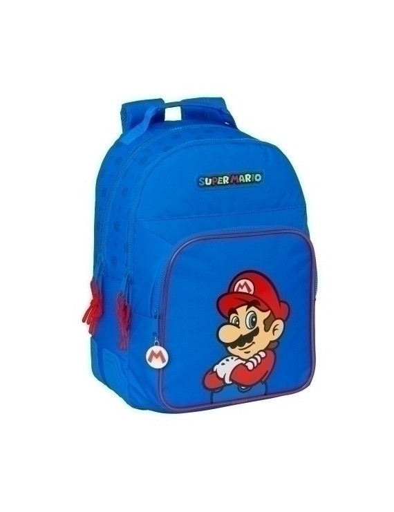 Safta-Super Mario Mochila Doble Adap/Car