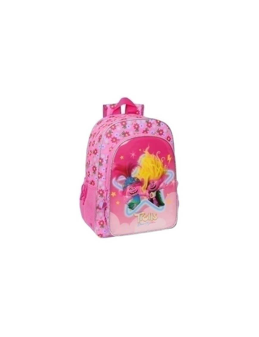 Safta-Trolls 3 Mochila 33Cm Adap/Carro