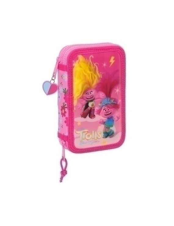 Safta-Trolls 3 Plumier Doble 28 Pzs