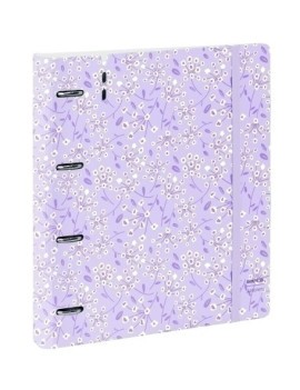 Safta- Carpebloc Foam Light Purple Flowe