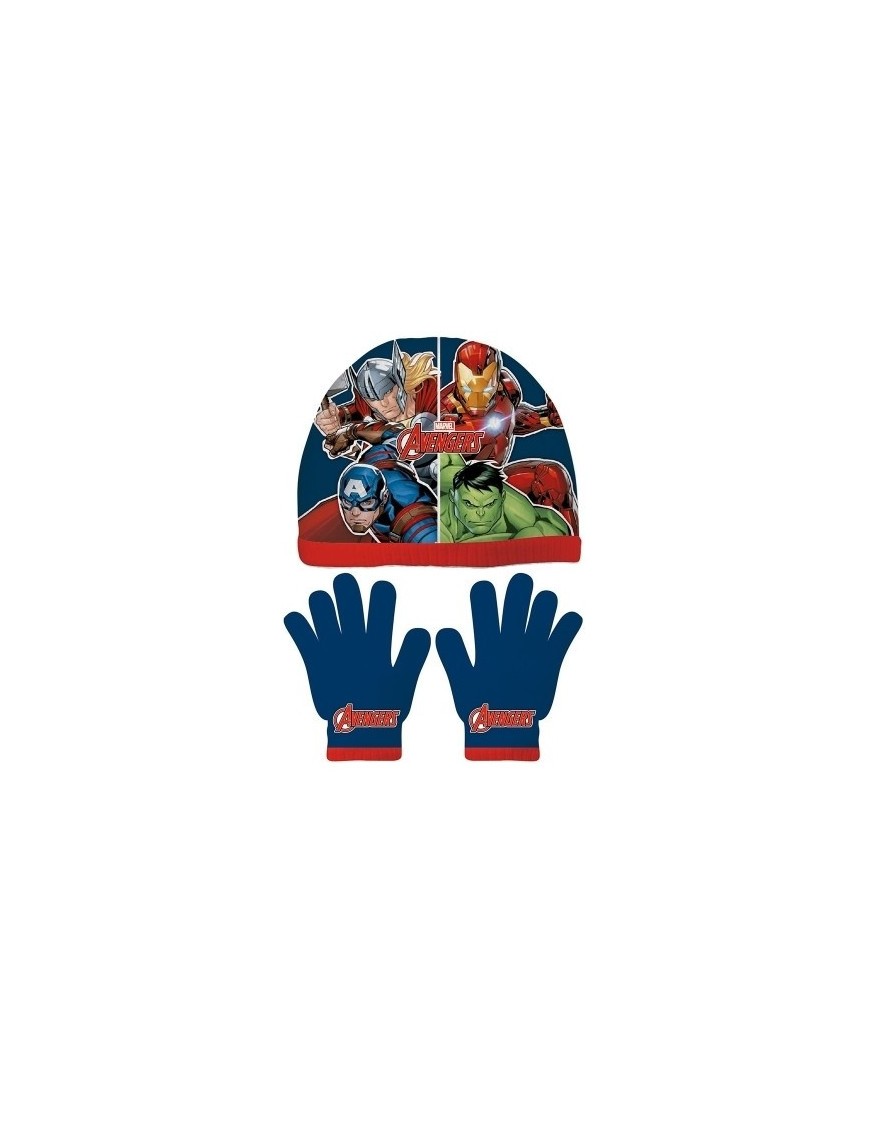 Safta-Avengers Set Gorro/Guantes