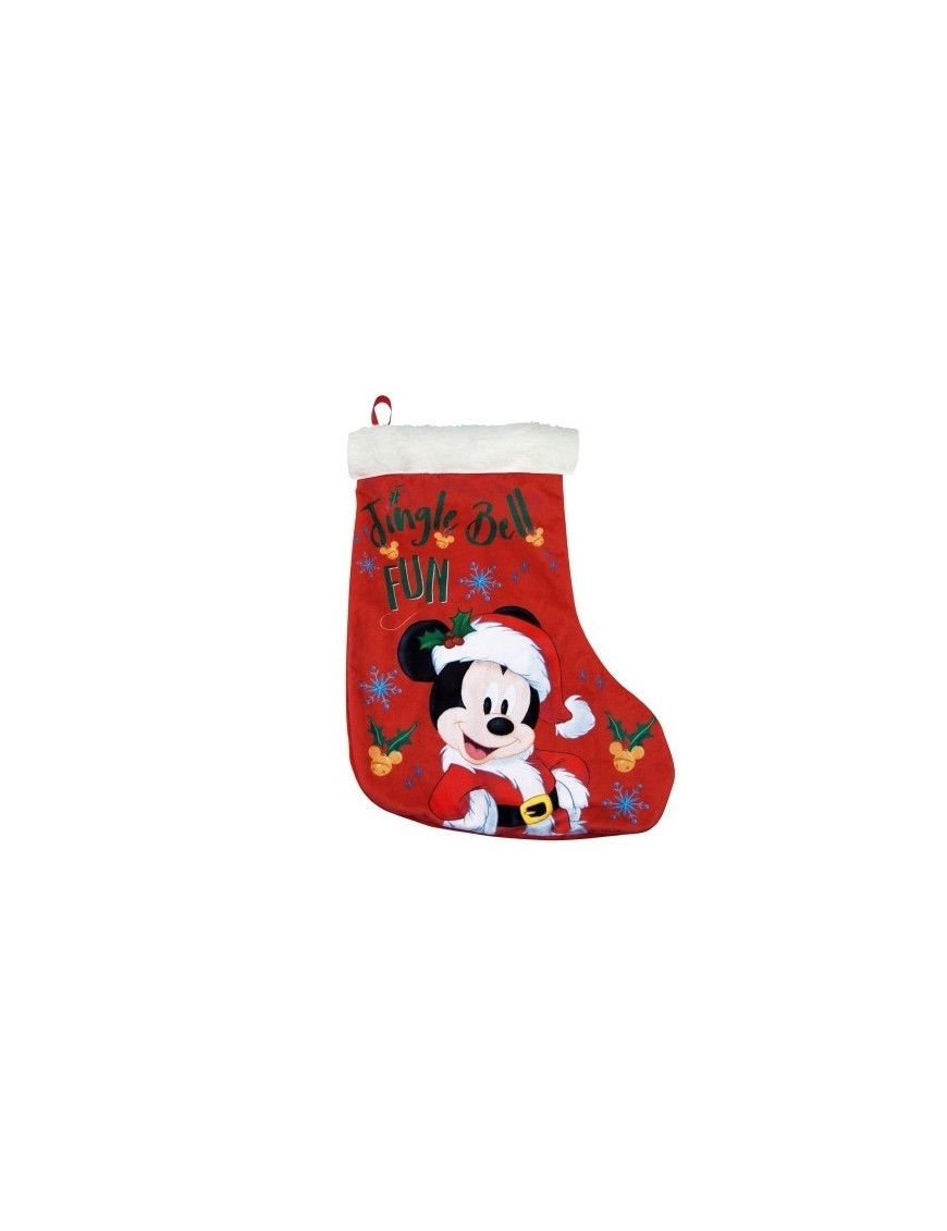 Safta-Mickey Mouse Calcetin Papa Noel 42