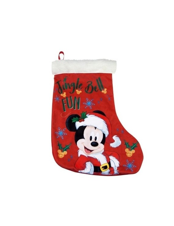 Safta-Mickey Mouse Calcetin Papa Noel 42