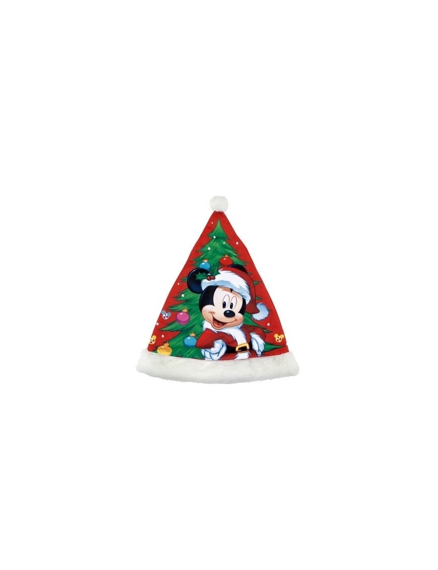 Safta-Mickey Mouse Gorro Papa Noel 37 Cm