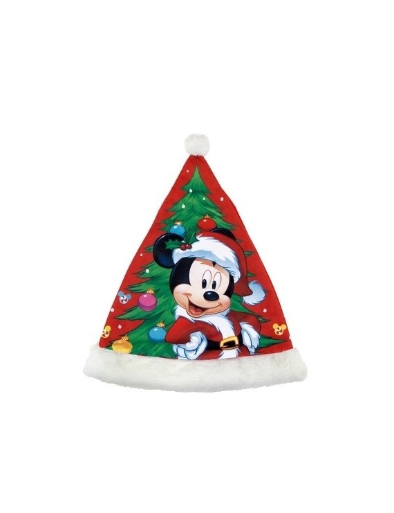 Safta-Mickey Mouse Gorro Papa Noel 37 Cm