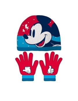 Safta-Mickey Mouse Set Gorro/Guantes