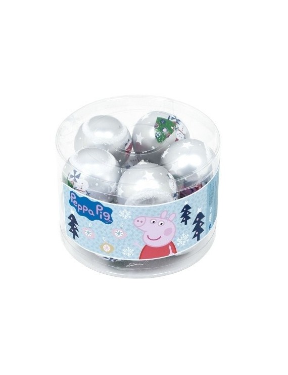 Safta-Peppa Pig Bolas Navidad 6Cm P/10