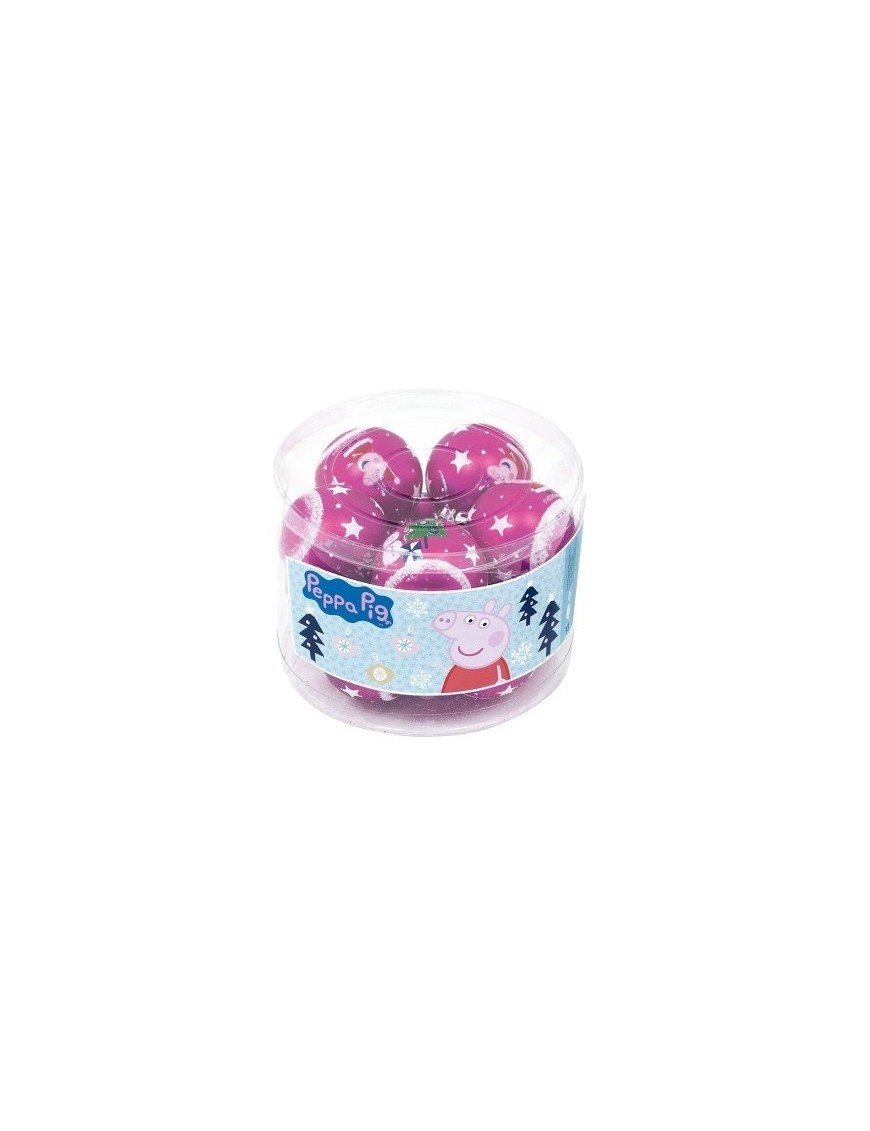 Safta-Peppa Pig Bolas Navidad 6Cm P/10