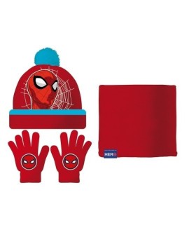 Safta-Spider-Man Set Gorro/Buff/Guantes