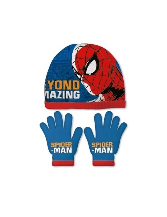 Safta-Spider-Man Set Gorro/Guantes