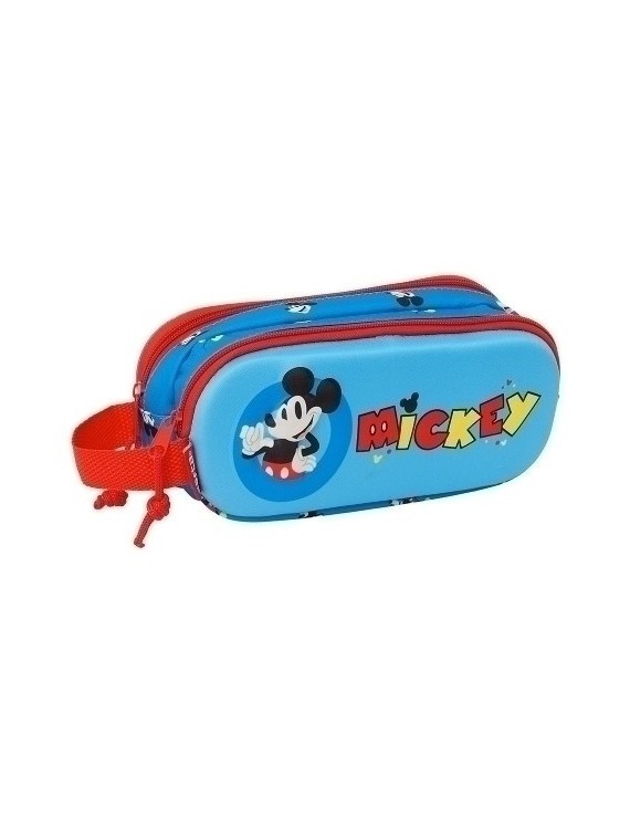 Safta-Mickey Portatodo Doble 3D