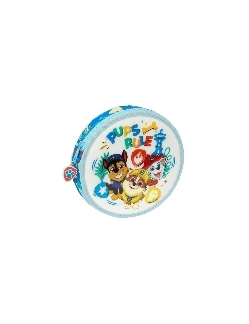 Safta-Paw Patrol Plumier Redondo 18 Pz.