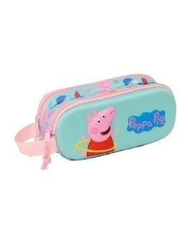 Safta-Peppa Pig Portatodo Doble 3D