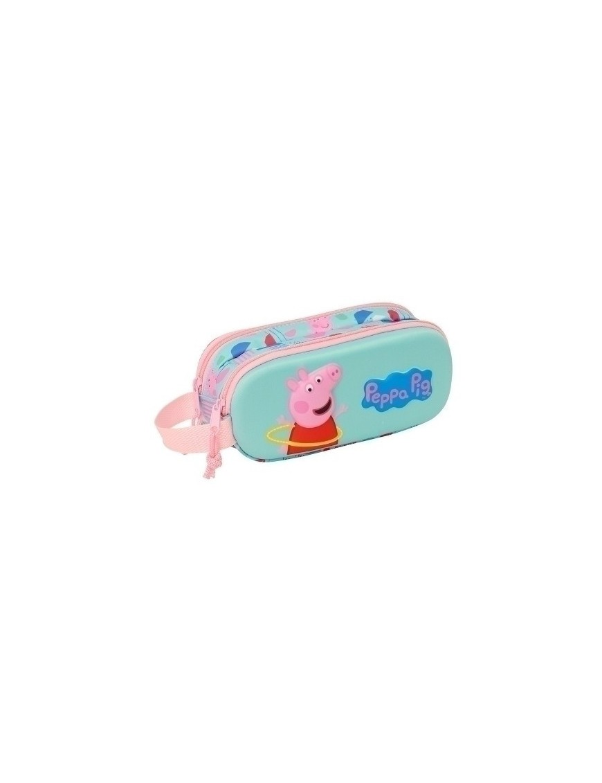 Safta-Peppa Pig Portatodo Doble 3D