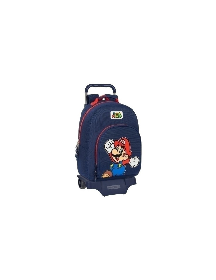 Safta-Super Mario Mochila 305+Carro 905