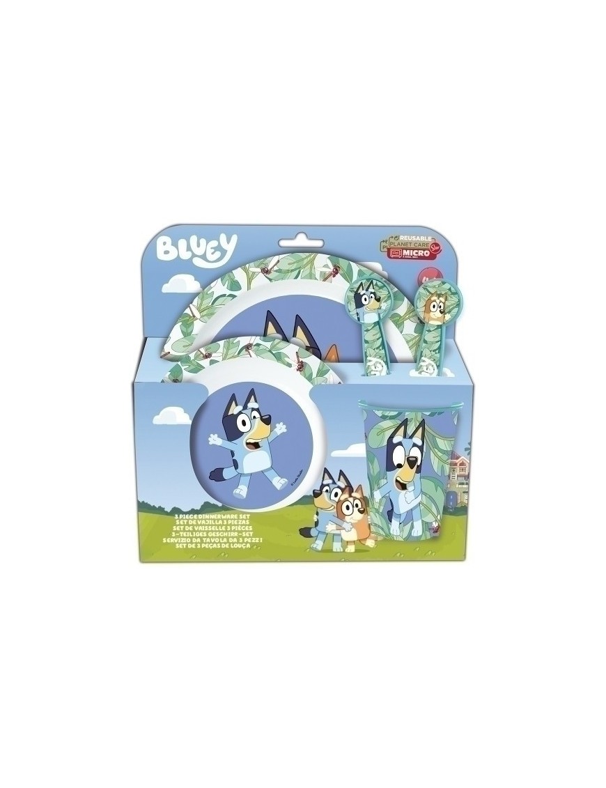 Safta-Bluey Set Micro Kids 5 Piezas En E