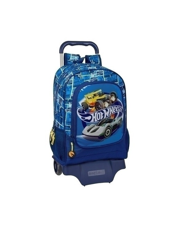 Safta-Hot Wheels Mochila 522+Carro 905