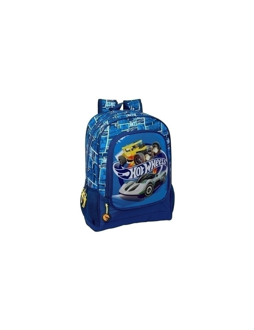 Safta-Hot Wheels Mochila Adap/Carro