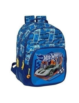 Safta-Hot Wheels Mochila Doble Adapt.Car