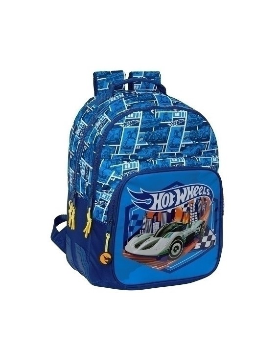 Safta-Hot Wheels Mochila Doble Adapt.Car