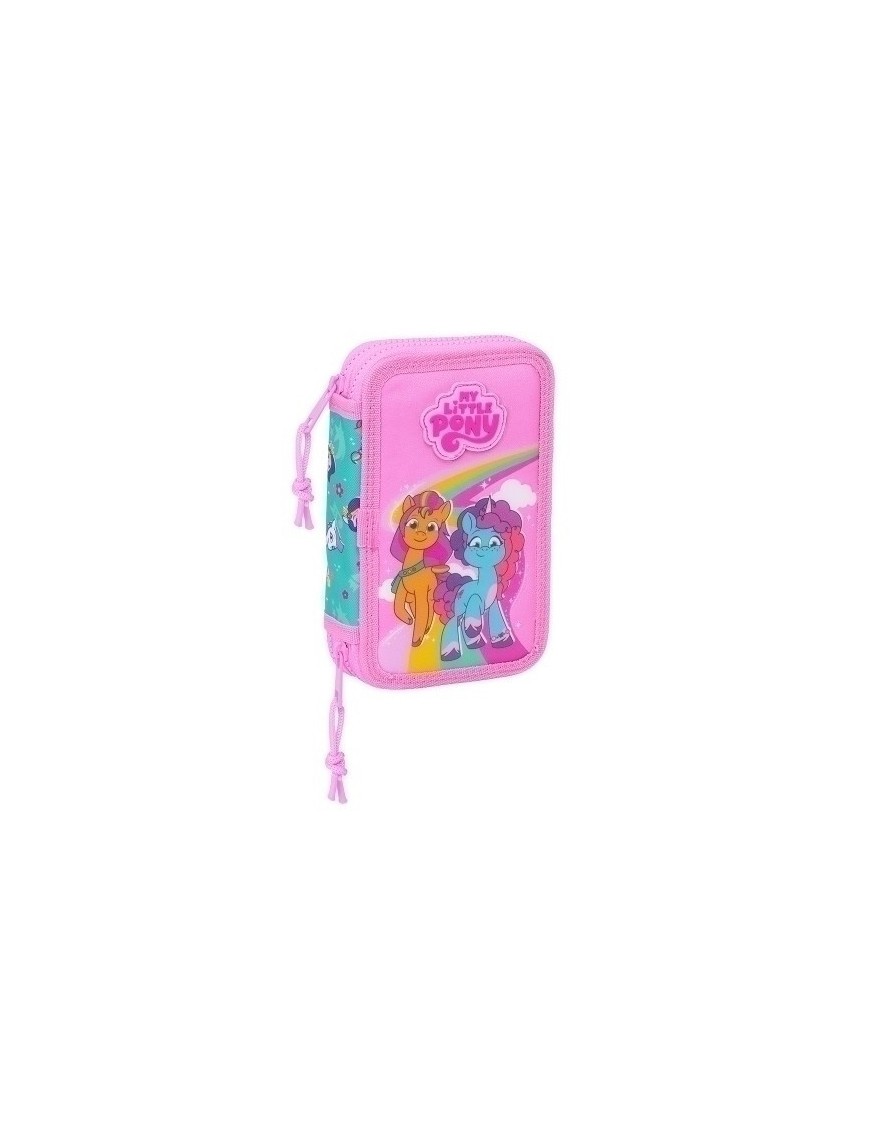 Safta-My Little Pony Plumier Doble 28 Pz