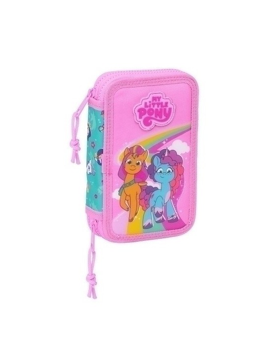 Safta-My Little Pony Plumier Doble 28 Pz